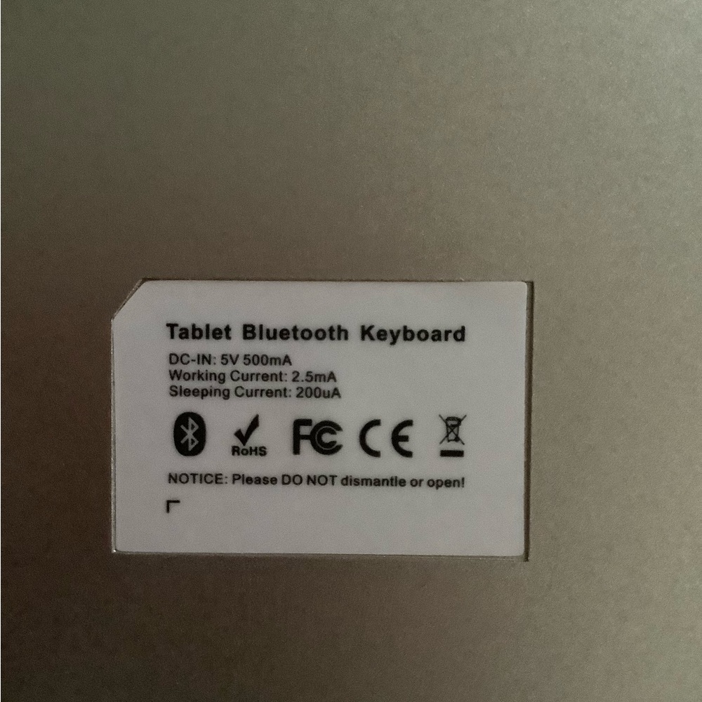 Tablet Bluetooth Keyboard - Picture 6 of 8